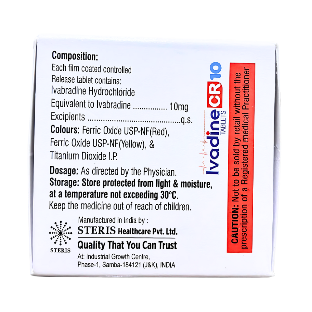 Ivabradine Controlled Release (10mg) - Dosage Form: Oral