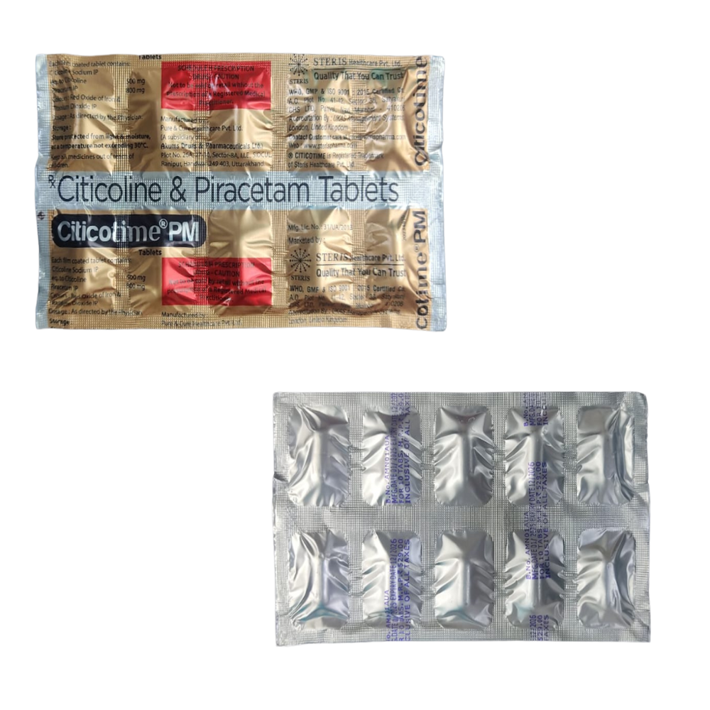 Citicoline And Piracetam Tablets - Drug Type: General Medicines