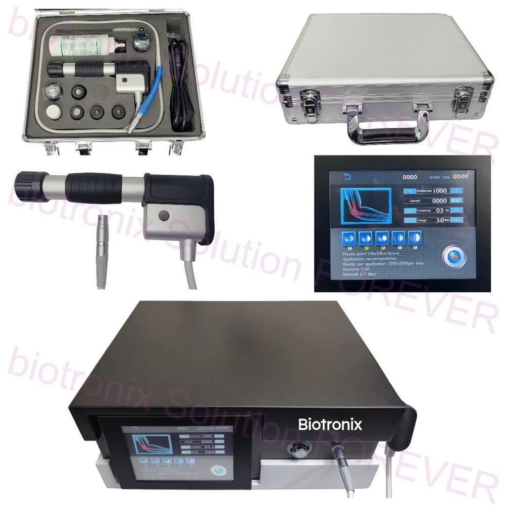 Pneumatic Radial Shockwave Therapy Device-10 Modes, 1-22Hz Frequency, Clinical ESWT
