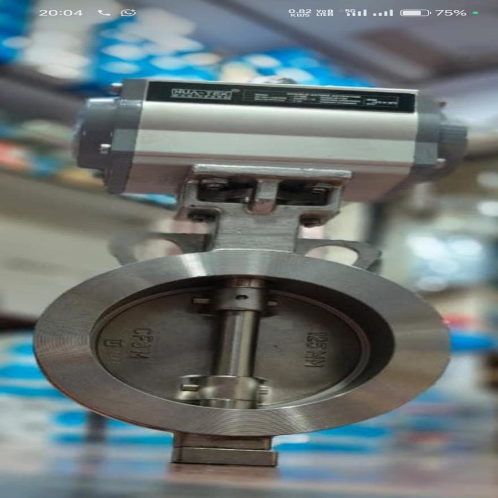 Actuator Operated Sphrical Disc Valve - Material: Ceramic