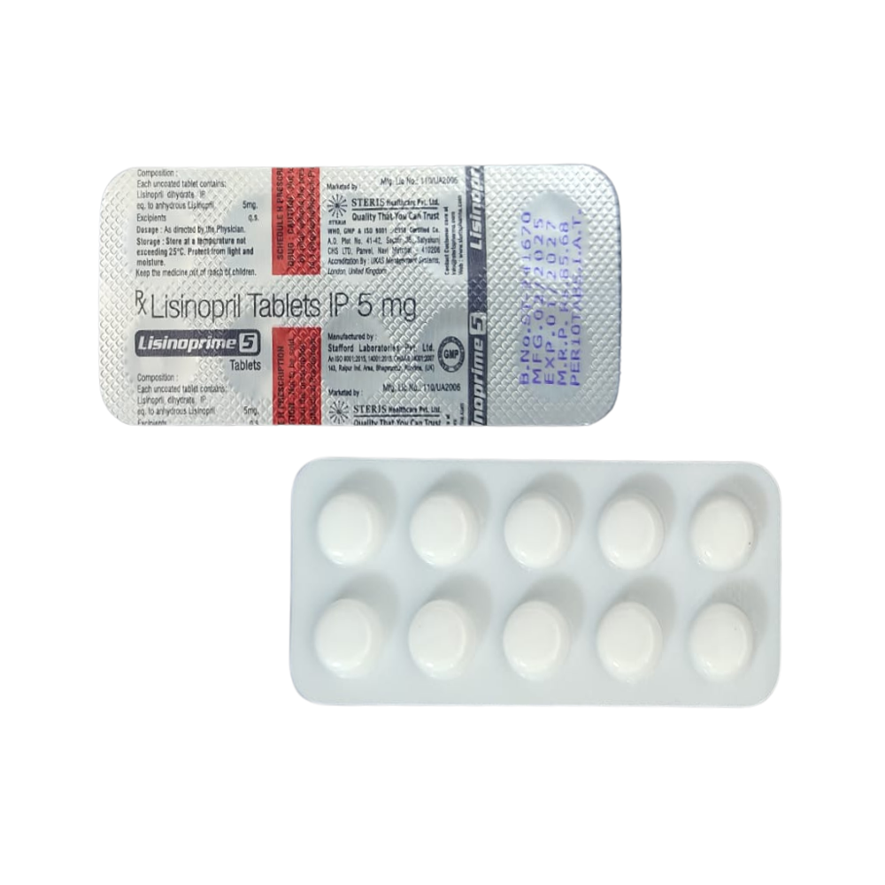 Lisinopril 5 Mg - Drug Type: General Medicines