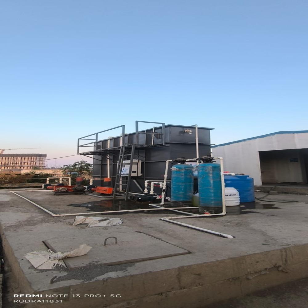 Sewage Treatment Plant - Mild Steel Material, Semi Automatic Operation, Electric Power Source | Warranty Included