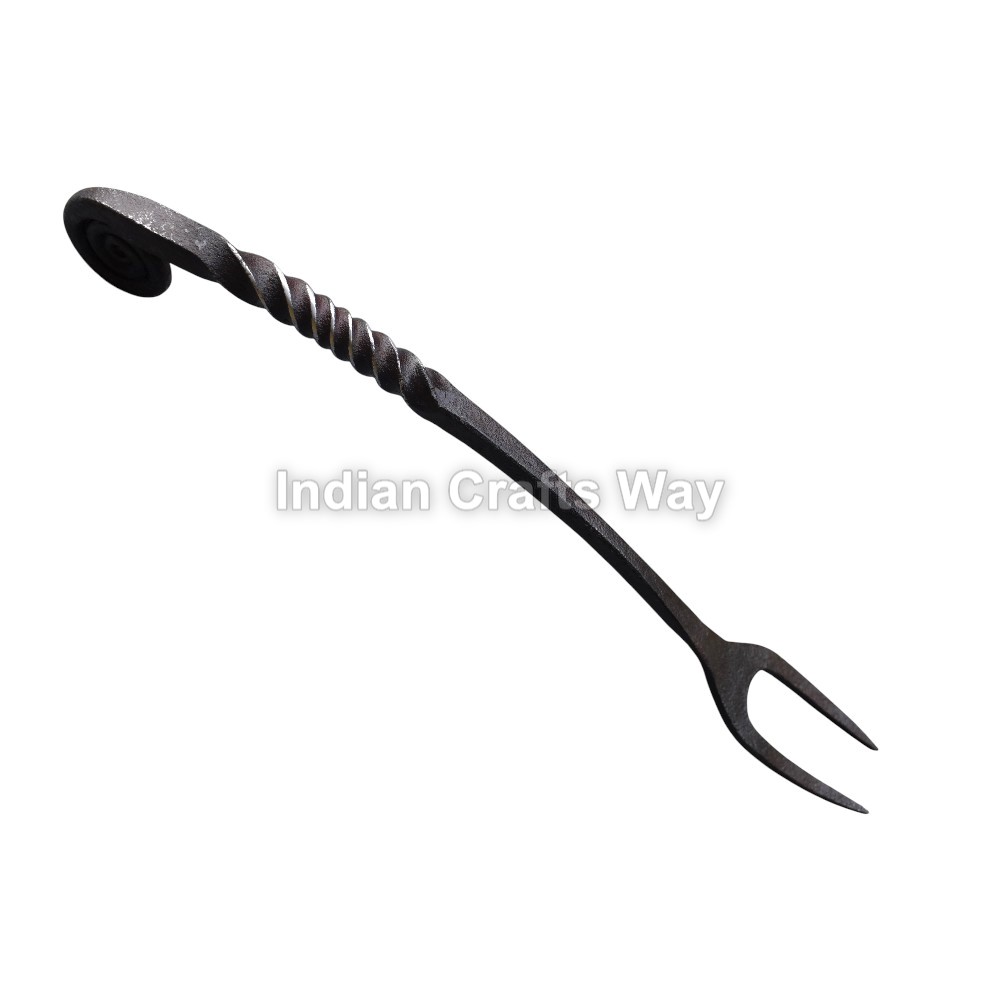 Hand Forged Medieval iron fork