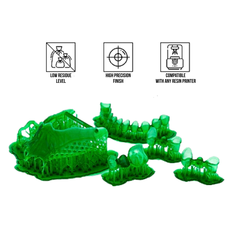 ELEGOO Dental Castable UV Resin Green 1000g