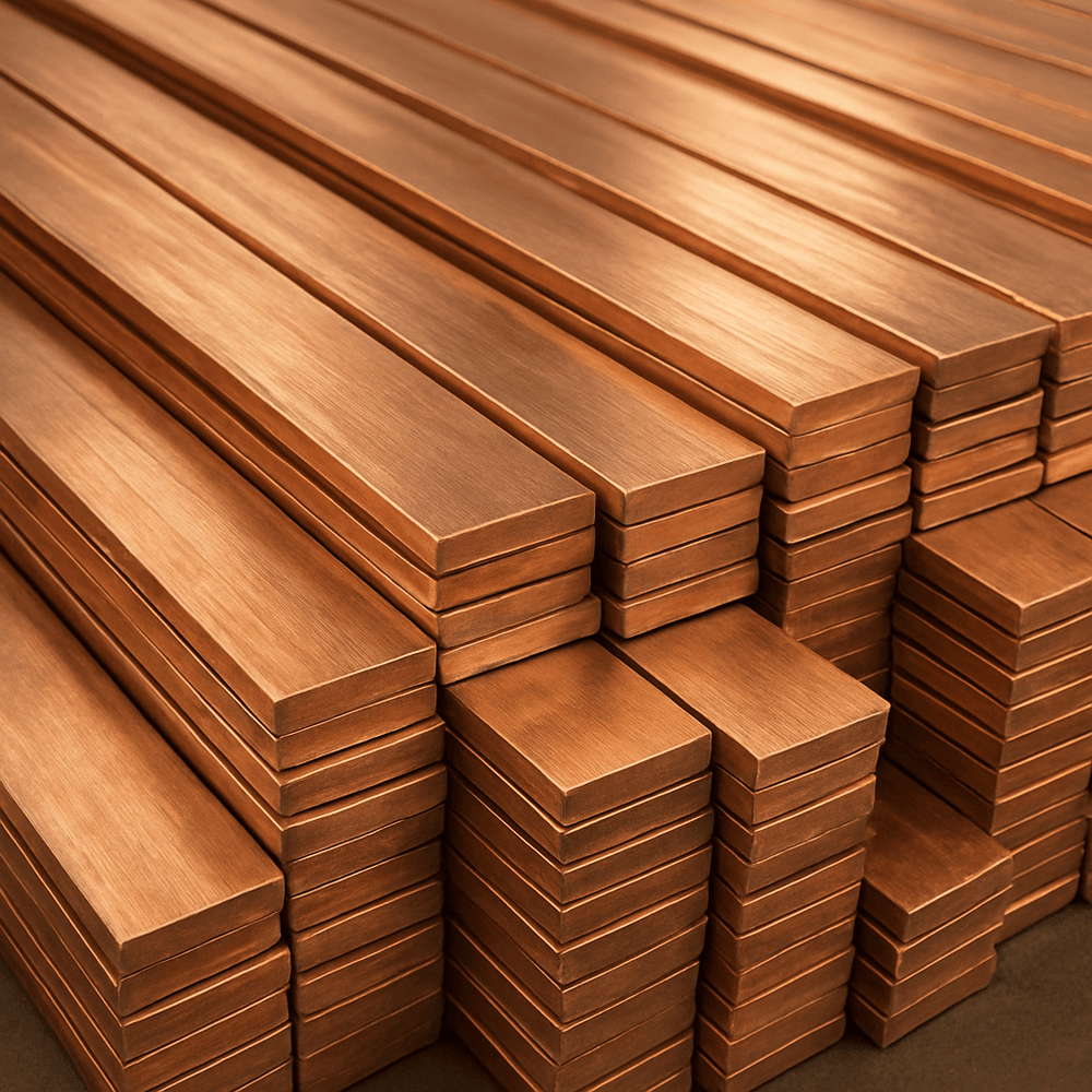 Industrial Copper Busbar - Grade: Various