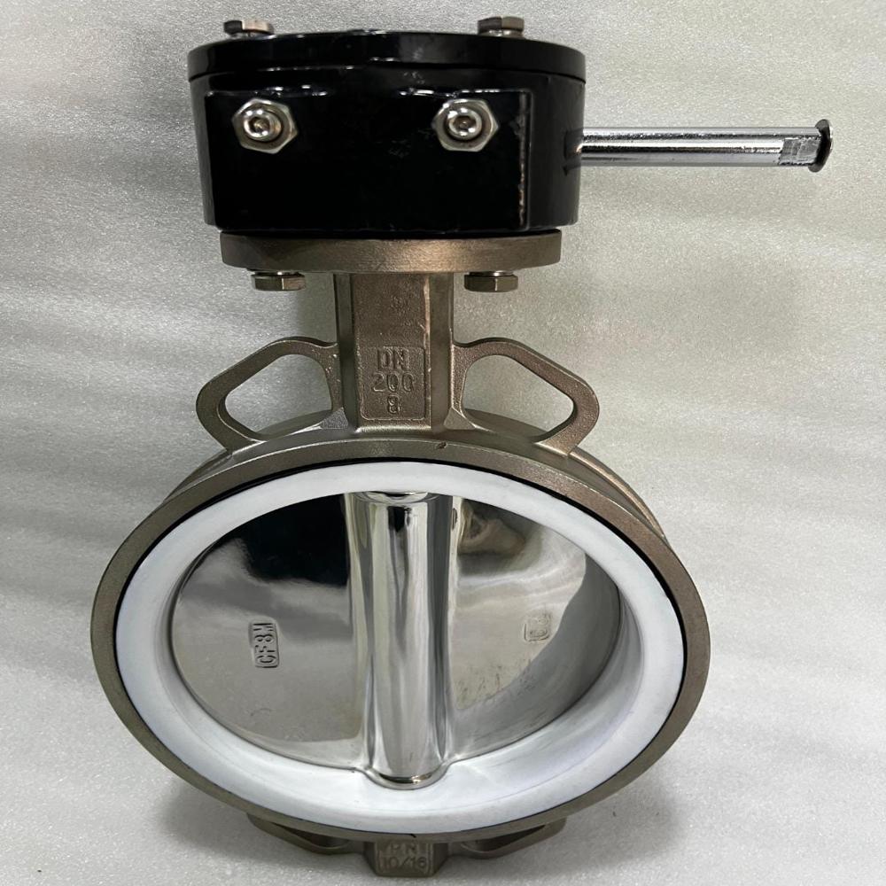 Butter Fly Valve Gear Opt - Color: Silver