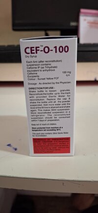 CEFIXIME ORAL SUSPENSION 100 MG SYRUP