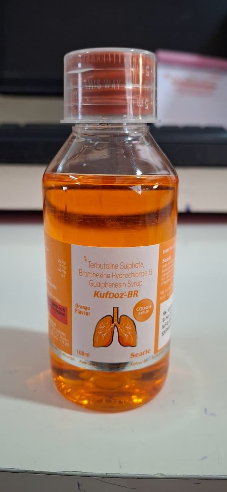 TERBUTALINE SULPHATE+ BROMOHEXINE HCL + GUAIPHENESIN SYRUP 100 ML