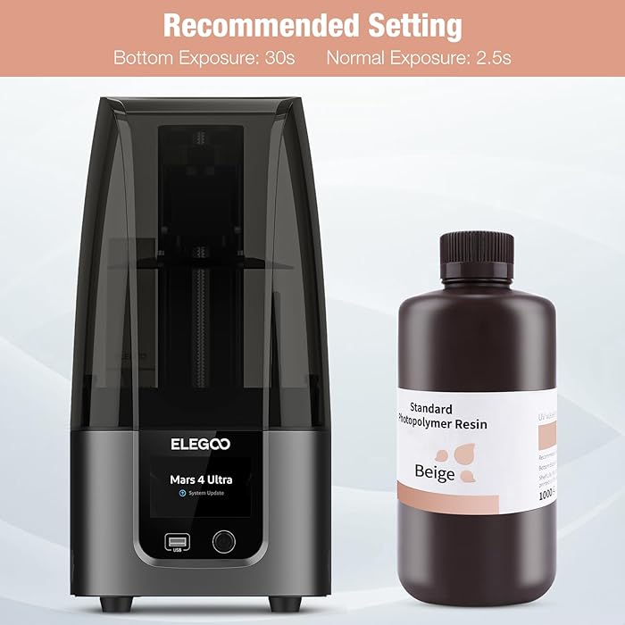 ELEGOO Standard Skin Resin High Precision Photopolymer for 3D Printers