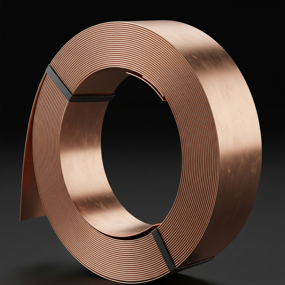 Industrial Copper Strip Coil - Color: Different Available