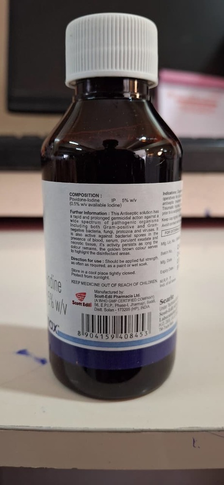 Povidine Iodine Solution 100 Ml - Drug Type: General Medicines