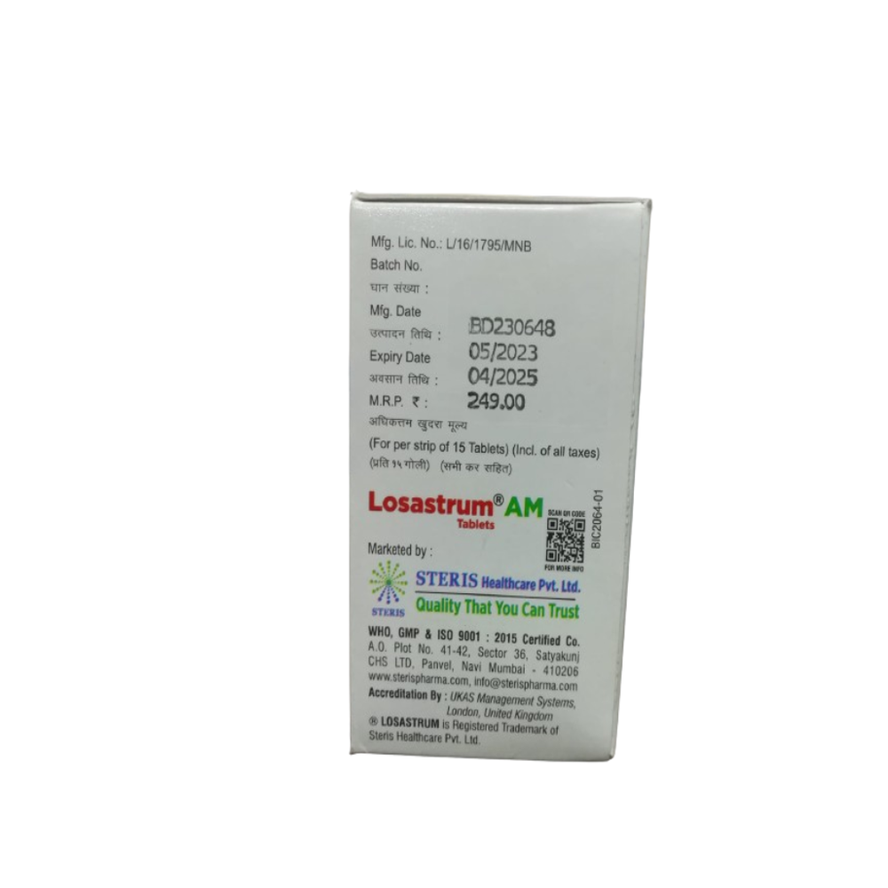 Losartan Potassium & Amlodipine - Drug Type: General Medicines