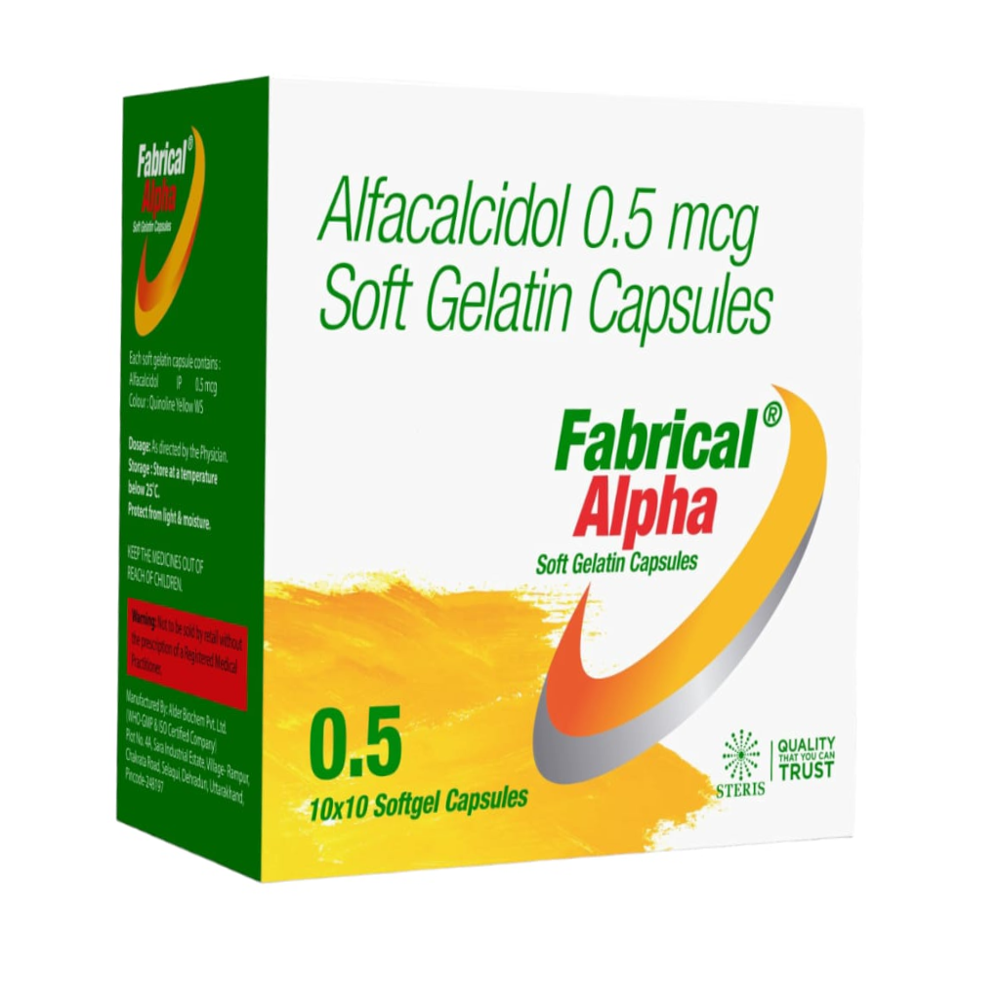 Alfacalcidol (0.5mcg) - Drug Type: General Medicines