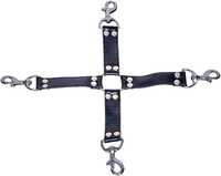 9Pcs Luxury Black and Red Bdsm Kit