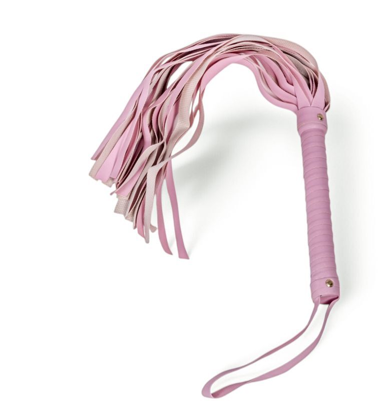 Pink Leather Bdsm Flogger