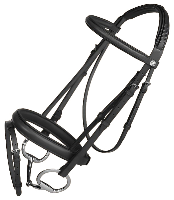 Black Horse Bridle - Material: Leather