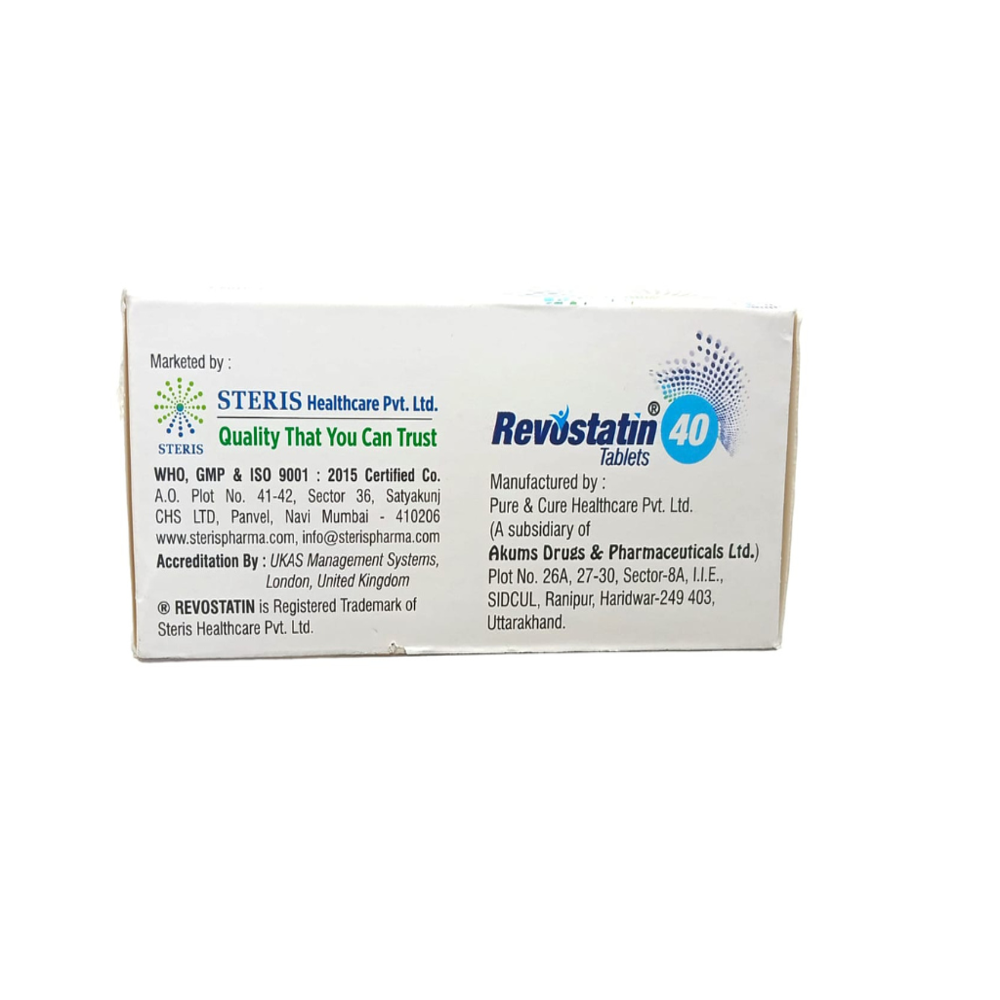 Rosuvastatin (40mg) - Drug Type: General Medicines