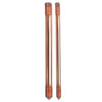Copper Grounding Rods - Pure Copper Material (95%-99% Purity) | Designed For Industrial Earthing Applications, 1-year Warranty