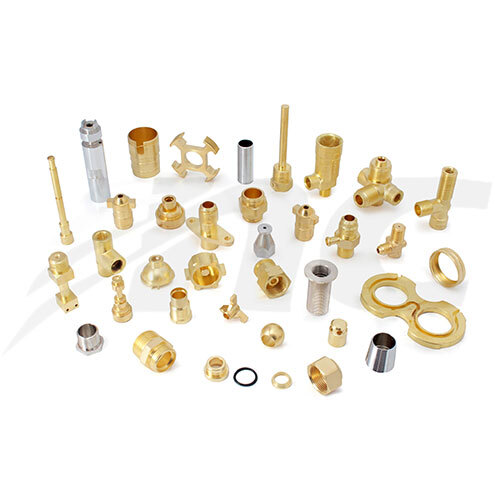 Industrial Cnc Turned Parts - Color: Golden