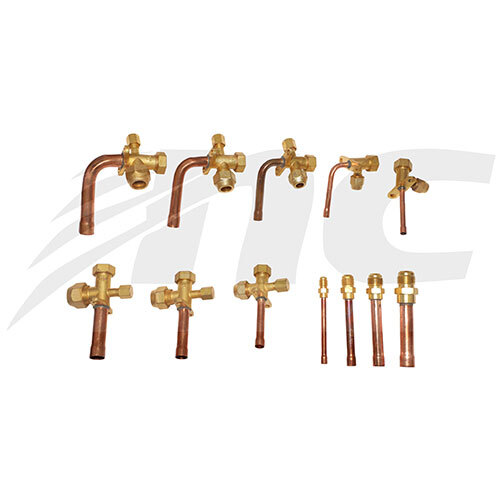Brass Refrigeration Parts - Color: Golden