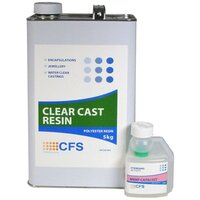 Clear Cast Resin - Boiling Point: Not Applicable; Cures Without Boiling