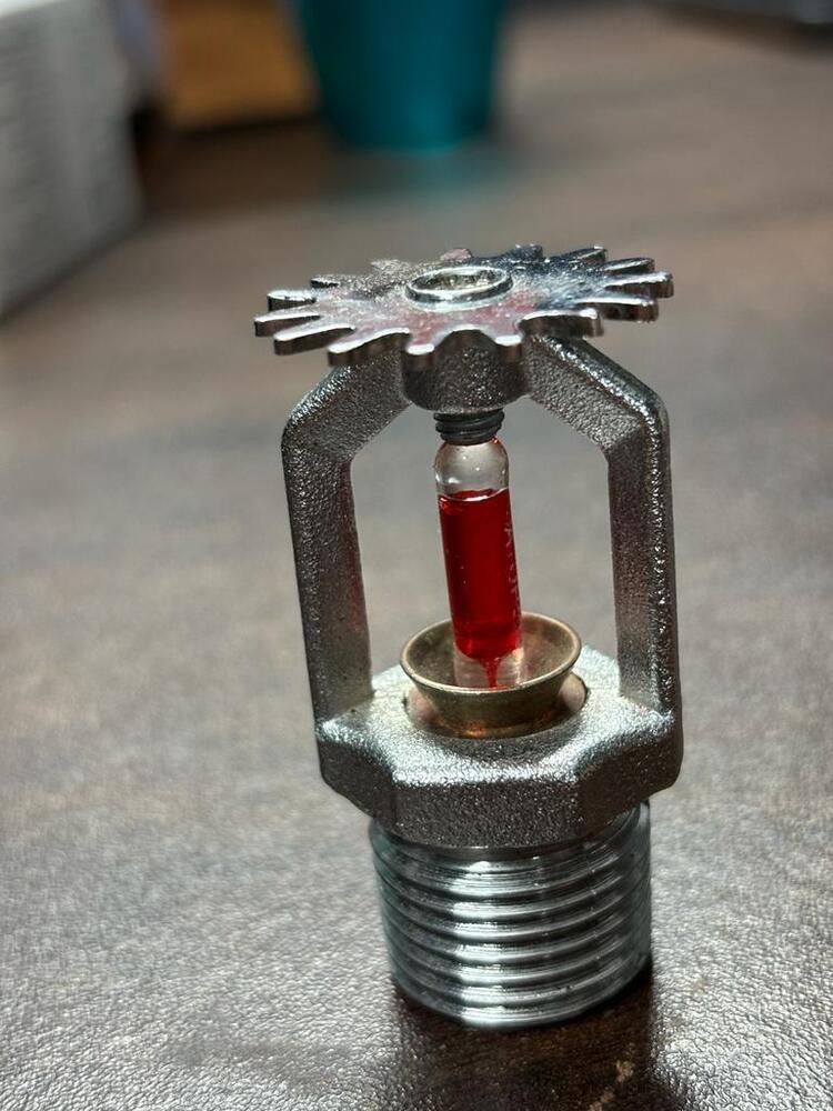 Sprinkler Fire - Color: Silver