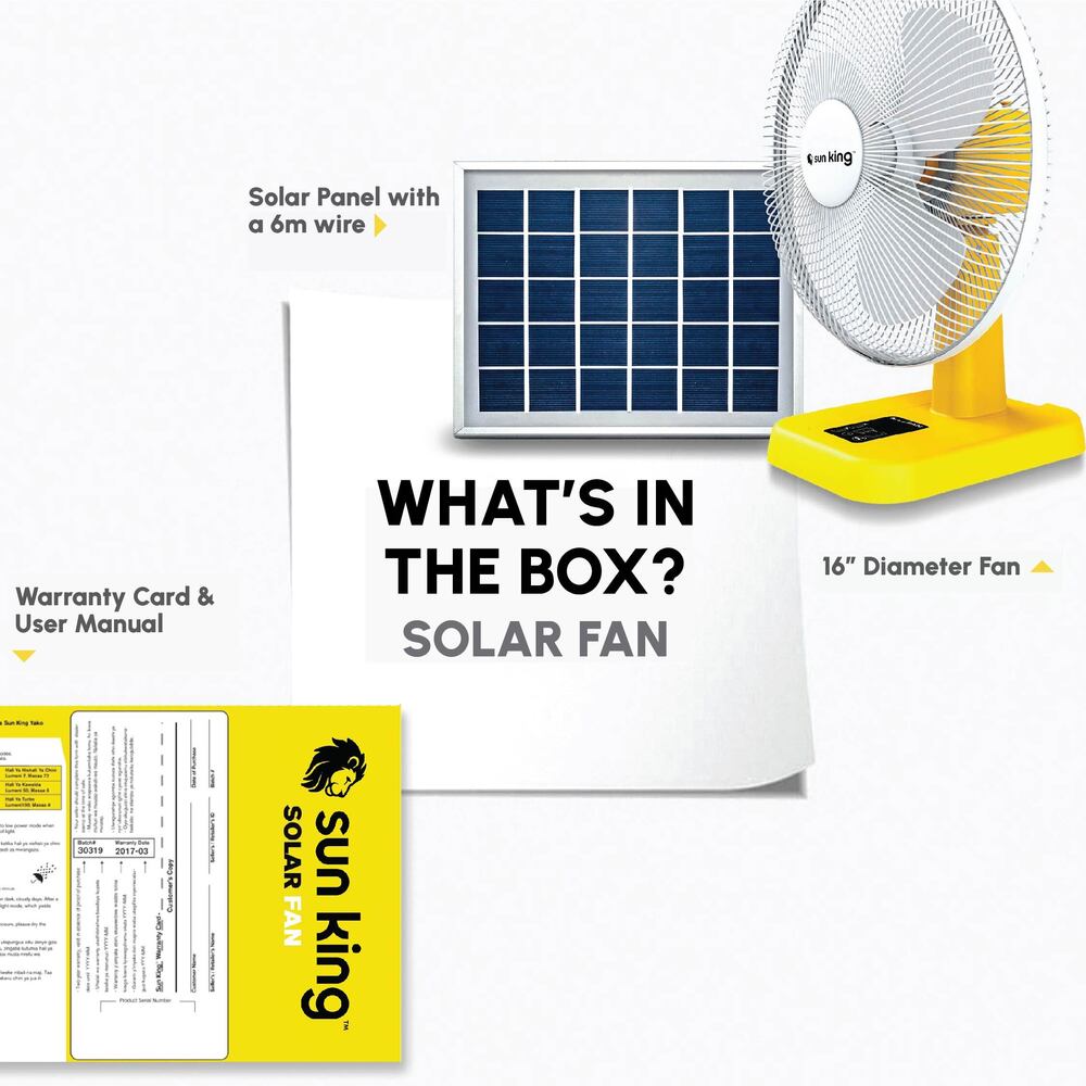 Portable Solar Fan - Lightweight And Compact Design | Efficient Energy Source, Quiet Operation, Versatile Usage