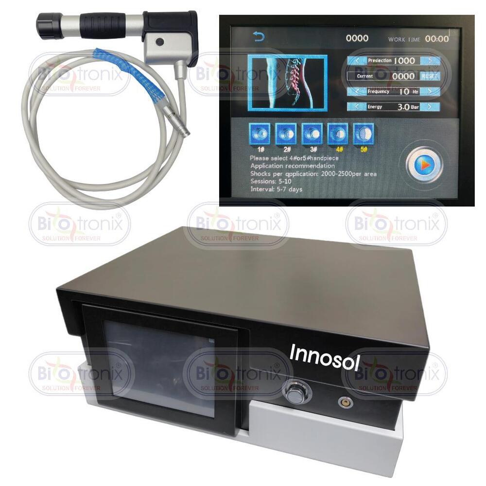 Professional Pneumatic Shockwave Therapy System-1-22Hz, 0.5-12 Bar, 7 Heads