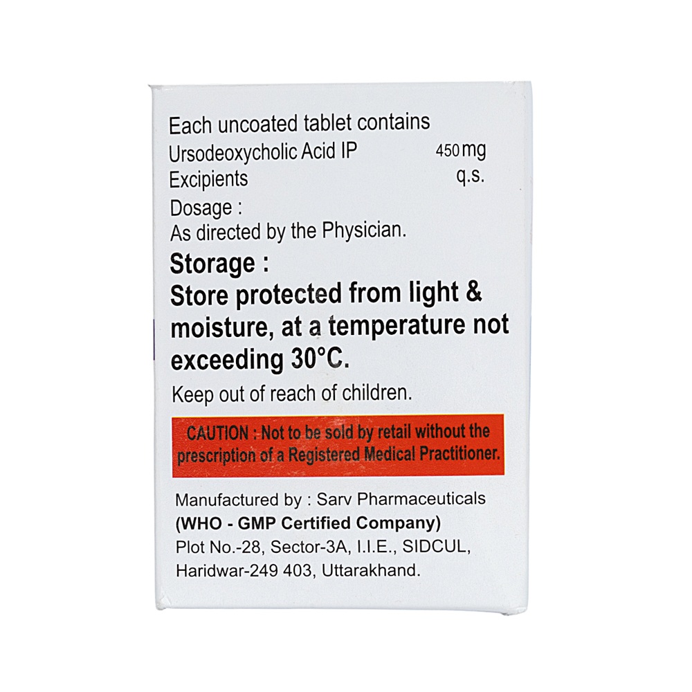 450mg Ursodeoxycholic Acid Tablets