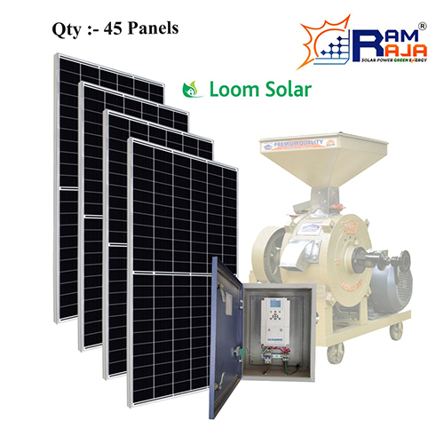 Loom Chakki Solar System - Application: Commercial
