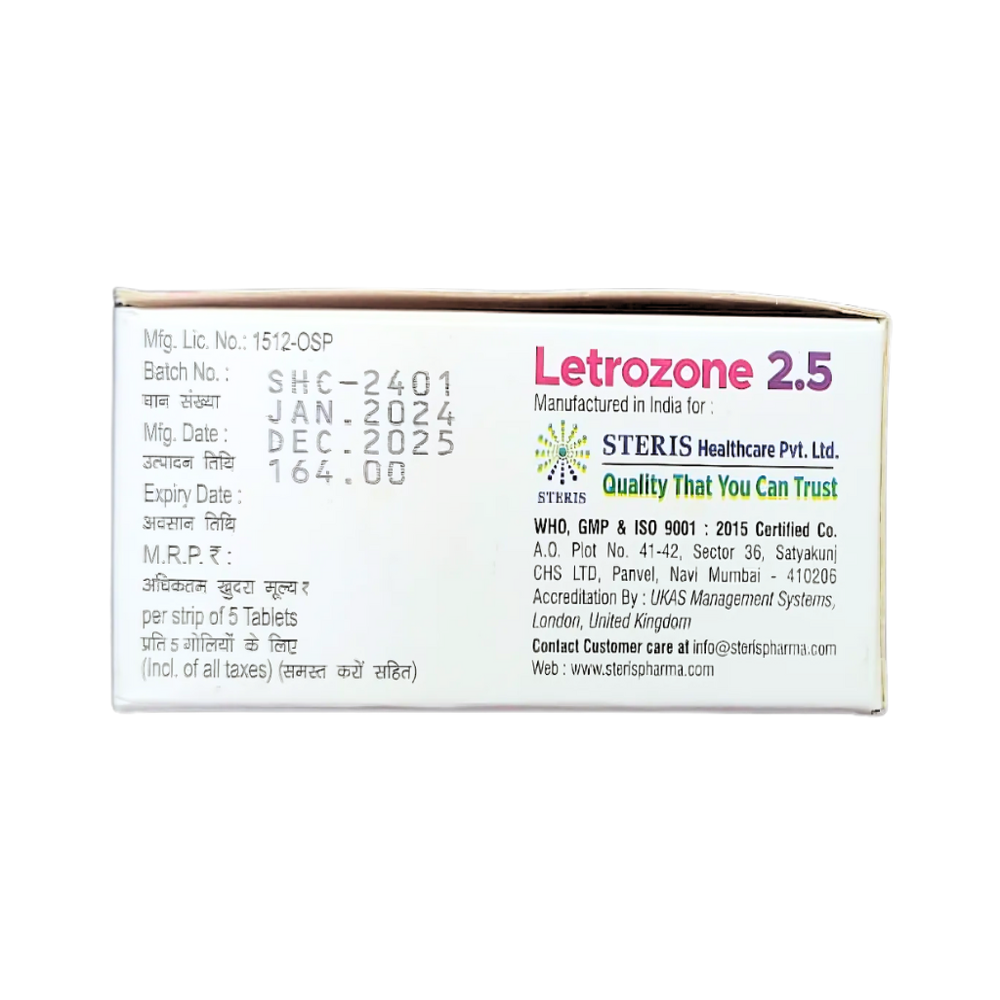 letrozole 2.5 mg tablet