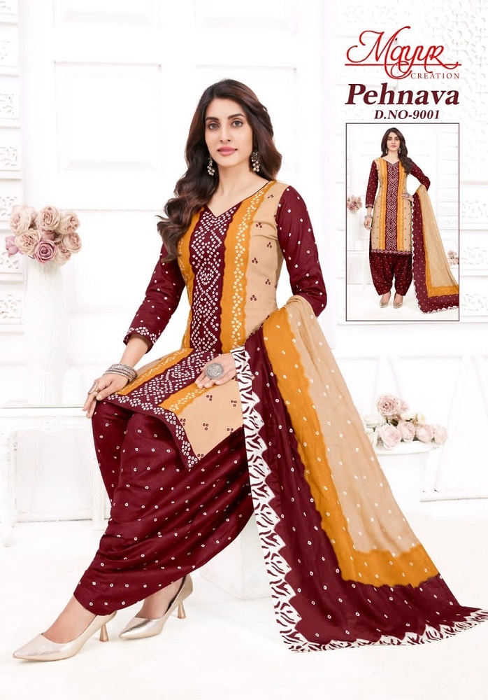 Mayur Pehnava Vol-9  Dress Material