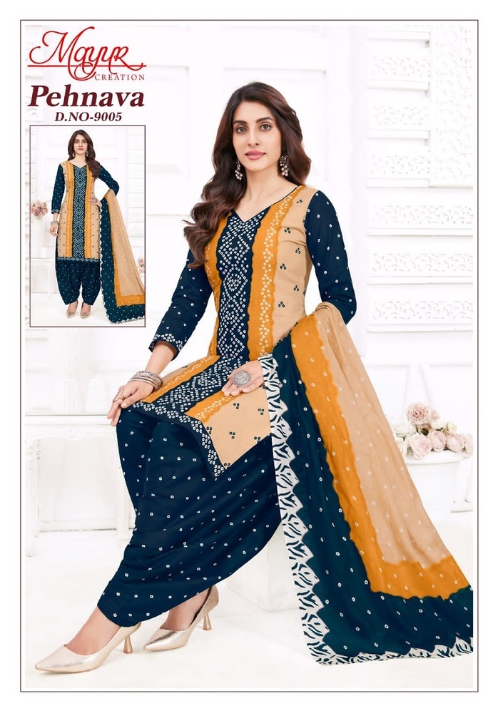 Mayur Pehnava Vol-9  Dress Material