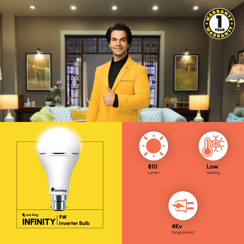 9W Inverter Bulb