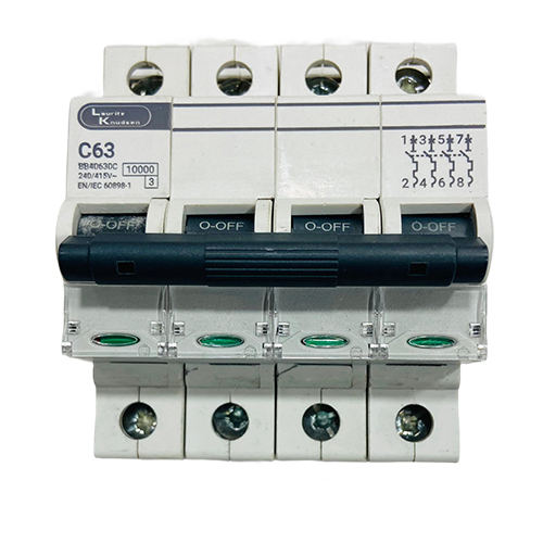 63A 4Pole Mcb - Color: White