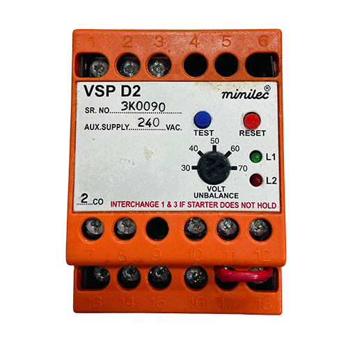 Minilec Phase Failure Relay 2f Under voltage Overvoltage Relay