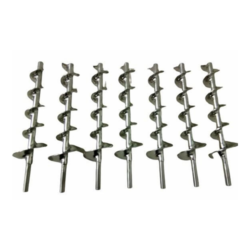 80Mm Ss Auger Screw - Color: Silver