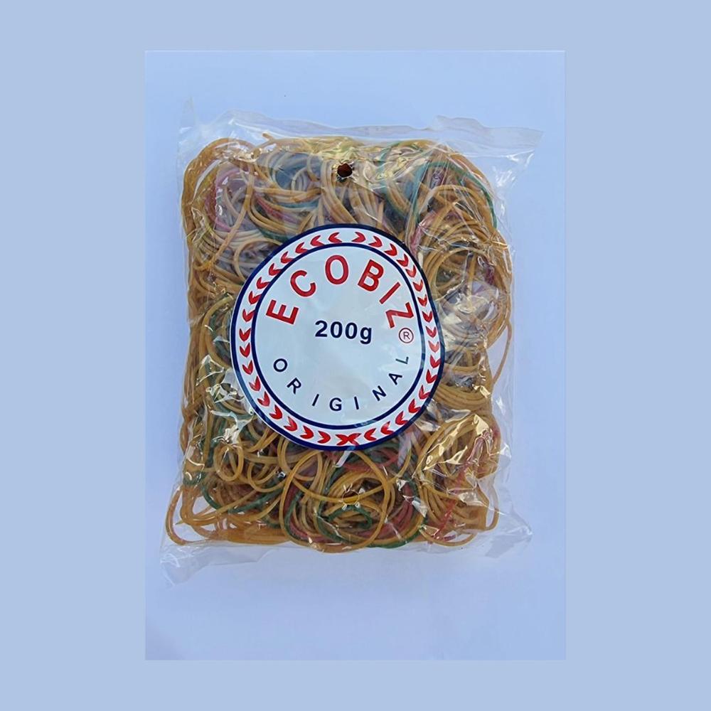 Eco Biz 100% Natural Rubber Bands AAA Quality 200g