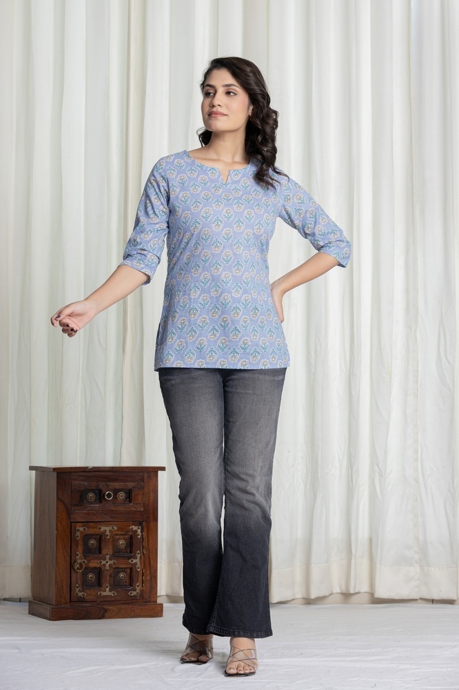 Women Cotton Short Kurti