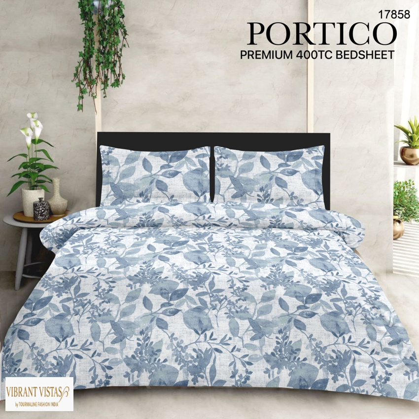 PORTICO KING - LUXURY COTTON KING SIZE BED SHEET SET 400TC