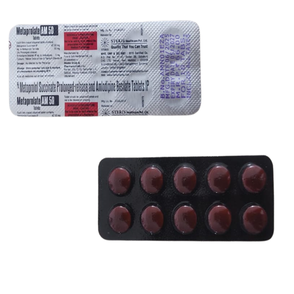 Metoprolol succinate and Amlodipine