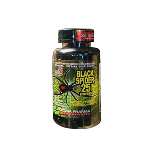 25 Epkedra Black Spider Supplement - Best Before: Up To 24 Months