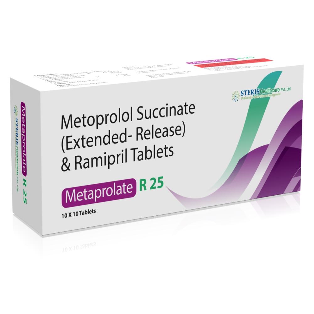 Metaprolol Sr (25mg) + Ramipril (5mg) - Drug Type: General Medicines