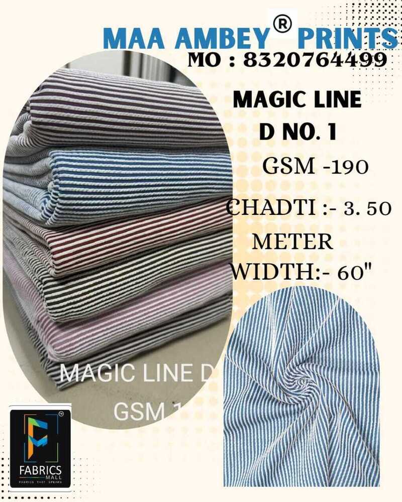 Magic Line D - 1 Polyester Lycra Fabric