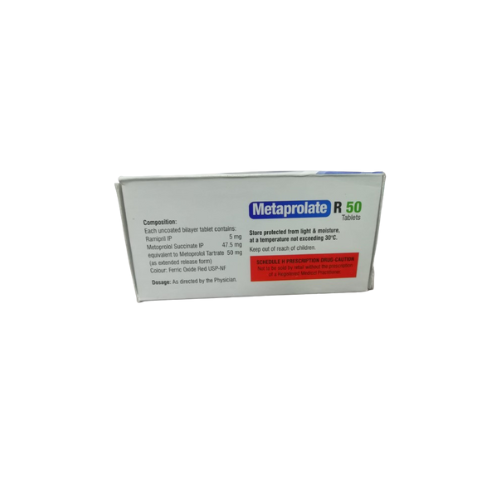 Metaprolol SR (50mg) + Ramipril (5mg)