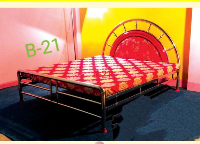 BED-21 STAINLESS STEEL BED ONLY FRAME