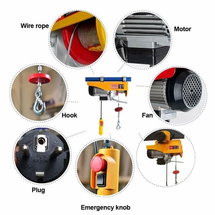 Mini Electric Hoist - Capacity: 0.5 T/hr