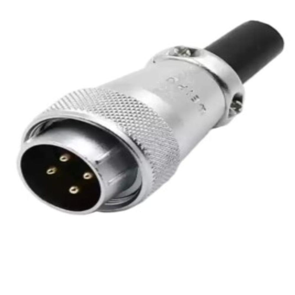 25 Amps 3 Pin Industrial Plug - Color: Silver