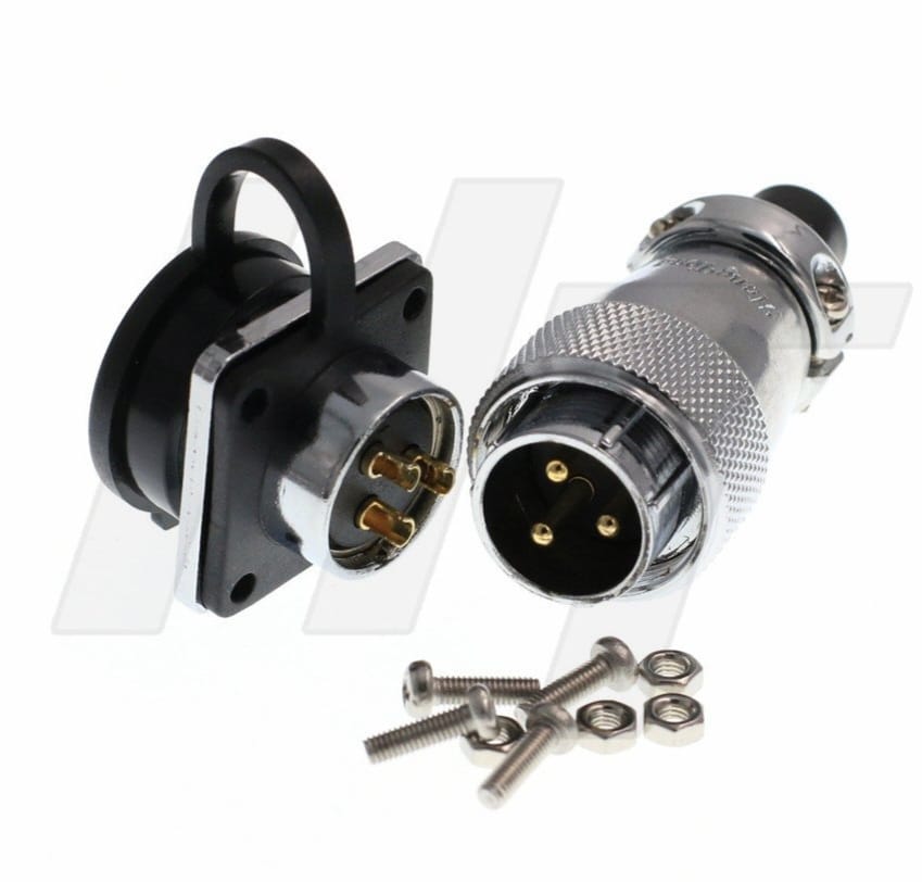 25 AMPS 3 PIN INDUSTRIAL PLUG