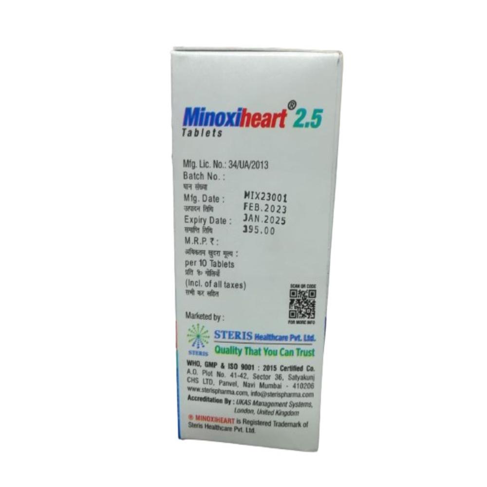 Minoxidil 2.5 Mg - Drug Type: General Medicines
